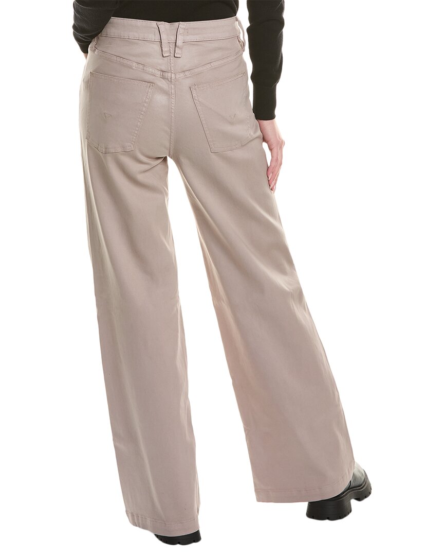 Hudson Jeans Jodie Coated Moonrock Wide Leg Jean