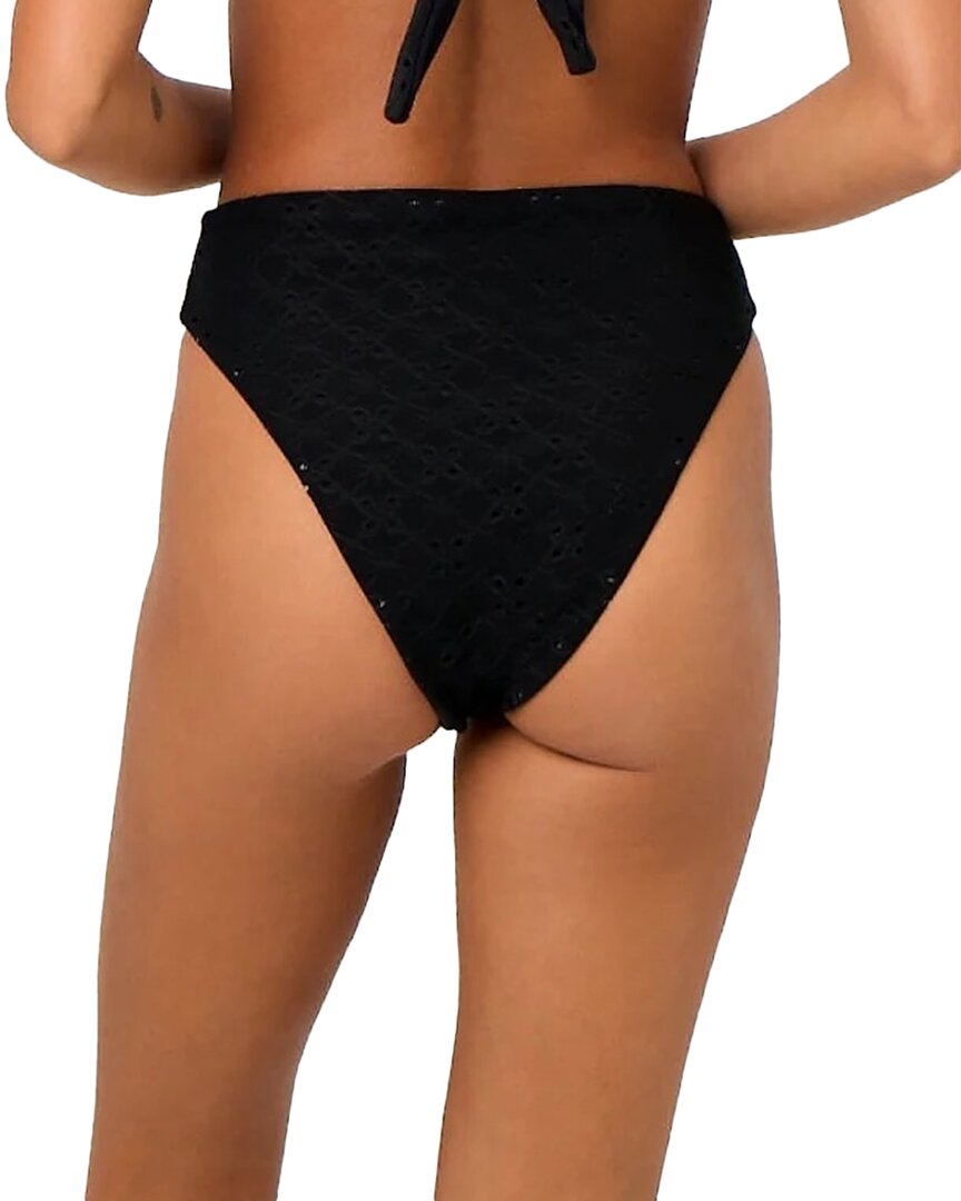 La Porte Monica High-Waisted Cheeky Bikini Bottom