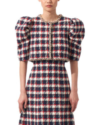 Carolina Herrera Chain Collar Top Multi