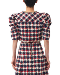Carolina Herrera Chain Collar Top