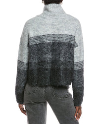 Autumn Cashmere Fluffy Gradient Cashmere Sweater