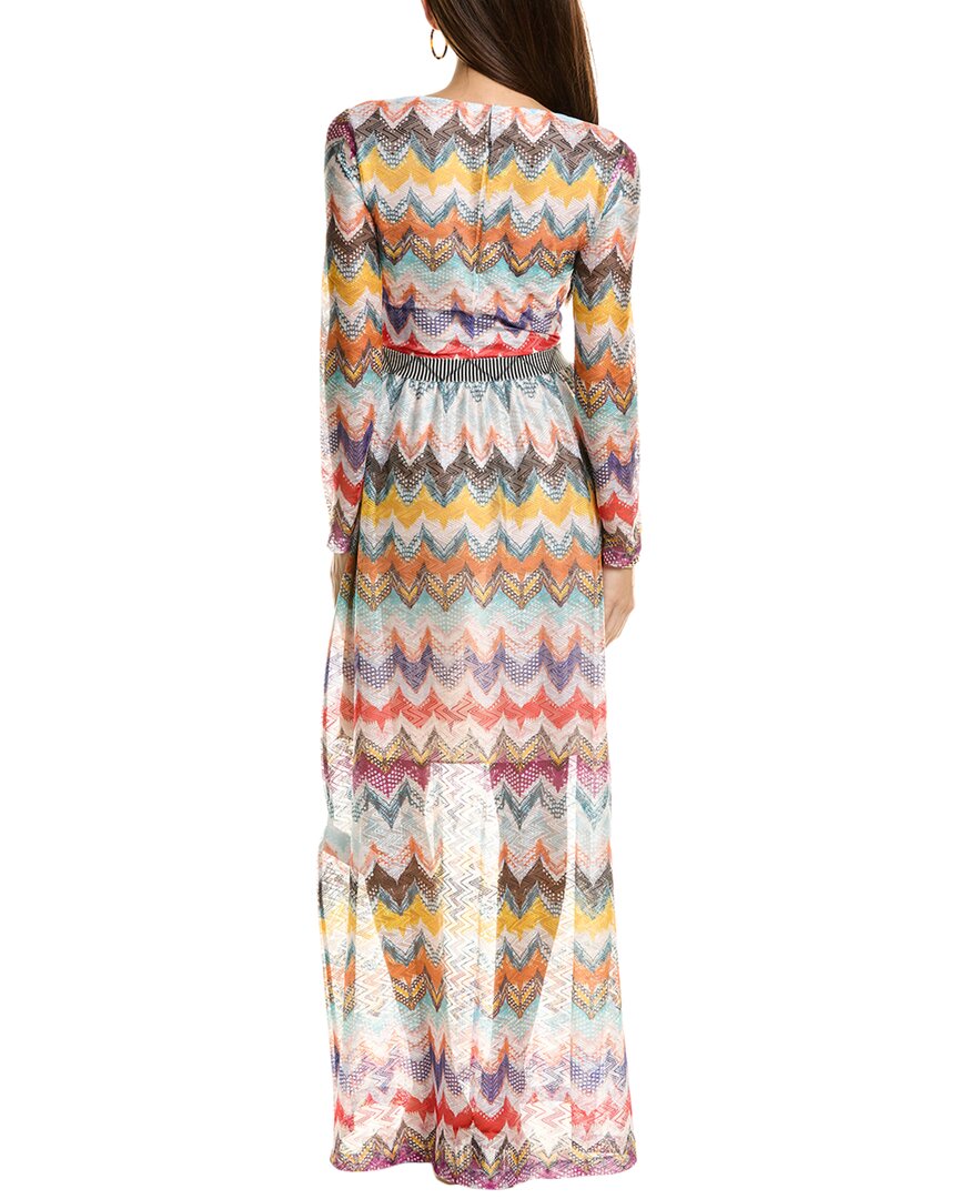 m missoni maxi dress M Missoni Faded colour shimmering maxi dress|MD0KD20P2FTCL9