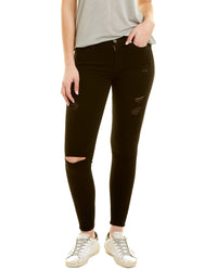 7 For All Mankind B(Air) Briar Black Ankle Skinny Jean Black 23" Waist