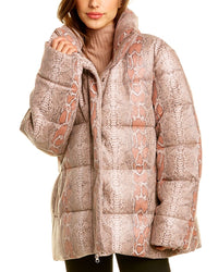 Unreal Fur Puffer Jacket 2 Pink