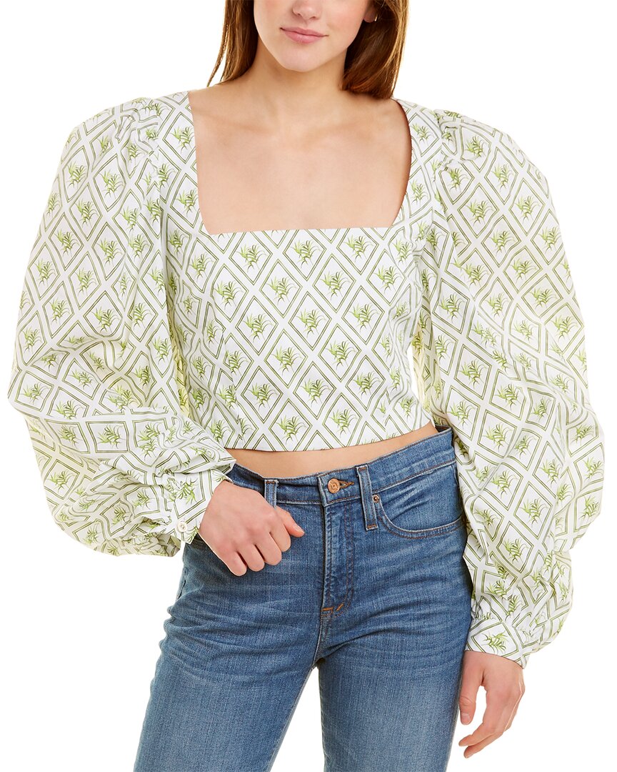 Caroline Constas Elliot Top White Regular 00 (XXS)