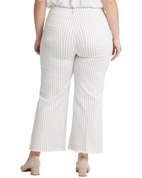 Nydj Plus Teresa Beach Cruise Stripe Ankle Crop Jean