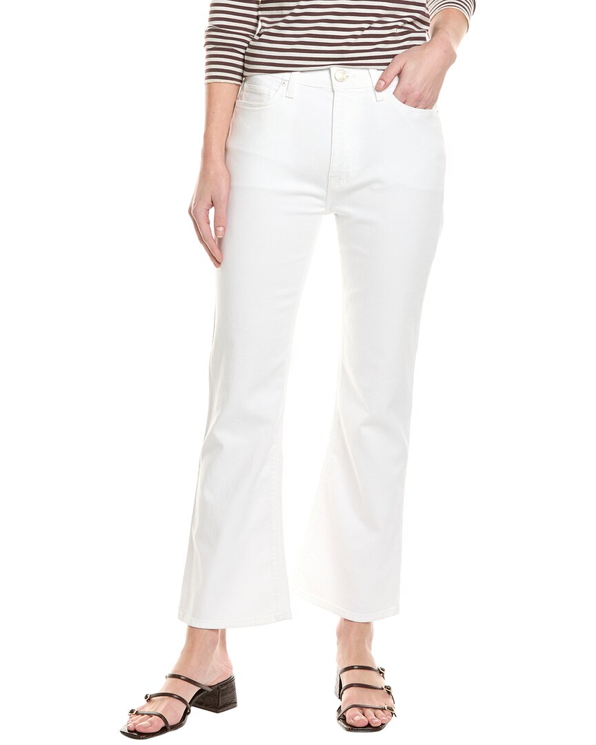 Hudson Jeans Barbara High-Waist White Bootcut Crop Jean White