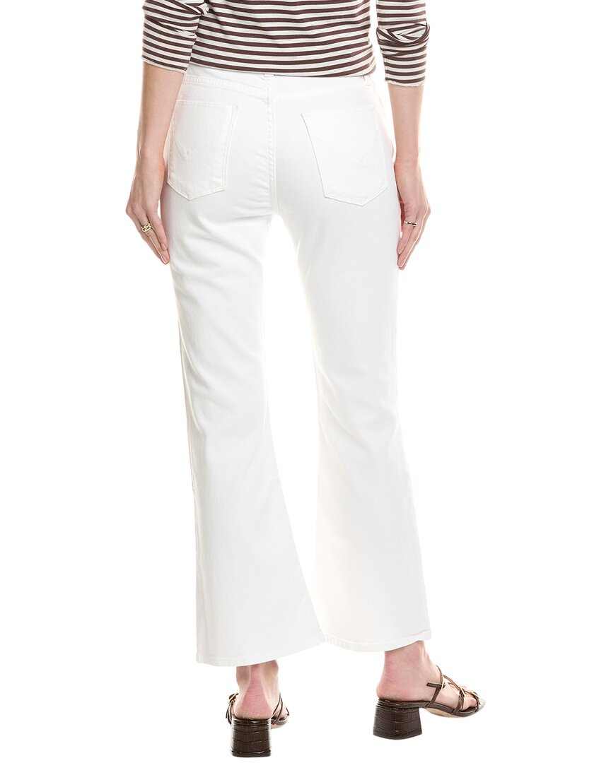 Hudson Jeans Barbara High-Waist White Bootcut Crop Jean