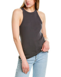 James Perse Womens Cutaway Rib Tank, 3