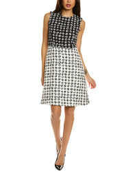 Oscar de la Renta Oscar De La Renta Scribble Dots Dress