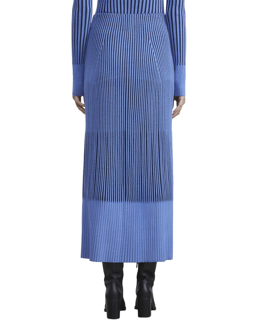 Lafayette 148 New York Mixed Rib Pull On Knit Skirt