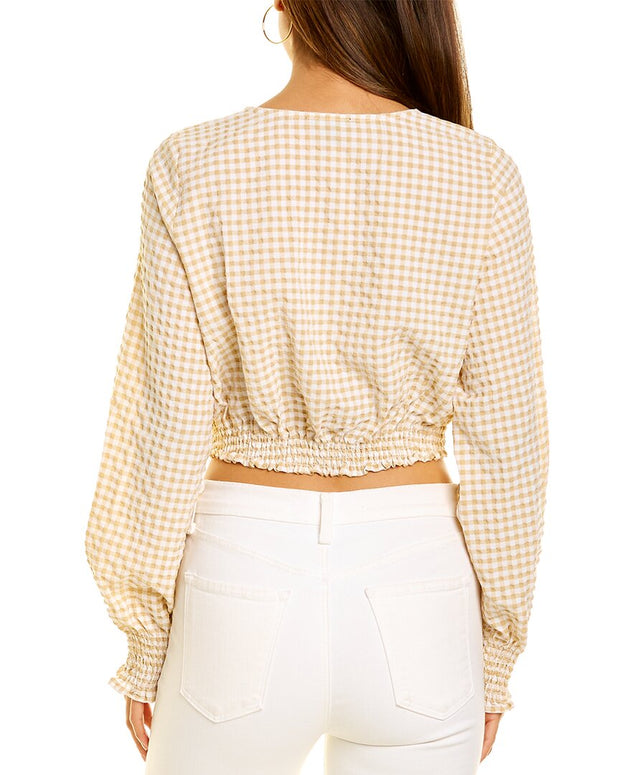 Rosewater Remi Gingham Top