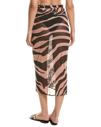 Natori Zebra Mesh Sarong