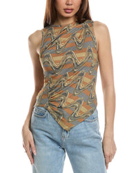Faithfull The Brand Loire Top Green