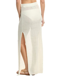 Solid & Striped X Sofia Richie Grainge The Freda Linen-Blend Maxi Skirt