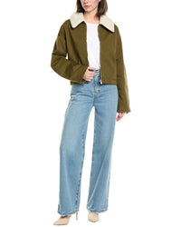 Staud X Wrangler The Mineral Jacket Green