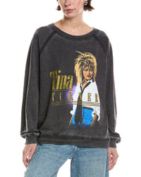 Prince Peter Tina Turner Gold Fleck Burnout Pullover Regular 8 (M) Black