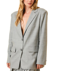 Solid & Striped The Warren Wool-Blend Blazer Black