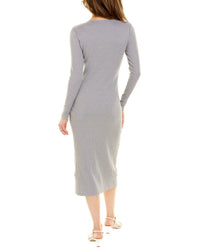 Suboo Saffron Ribbed Midi Dress