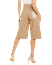 Dodo Bar Or Deniz Leather Bermuda Short