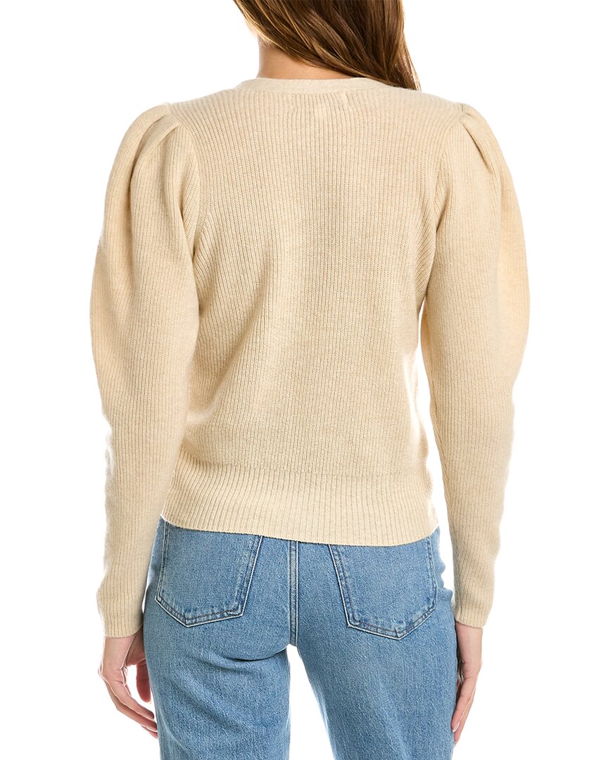 Design History Puff Sleeve Cashmere Sweater
