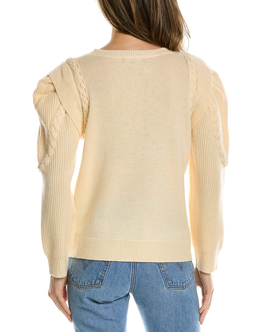 Lea & Viola Braided Wool & Cashmere-Blend Sweater