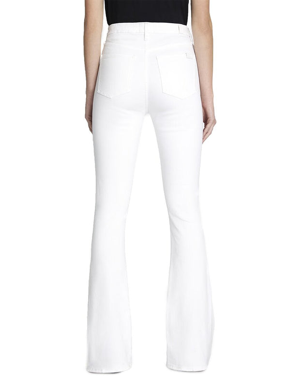 7 For All Mankind Clean White Ultra High-Rise Skinny Bootcut Jean
