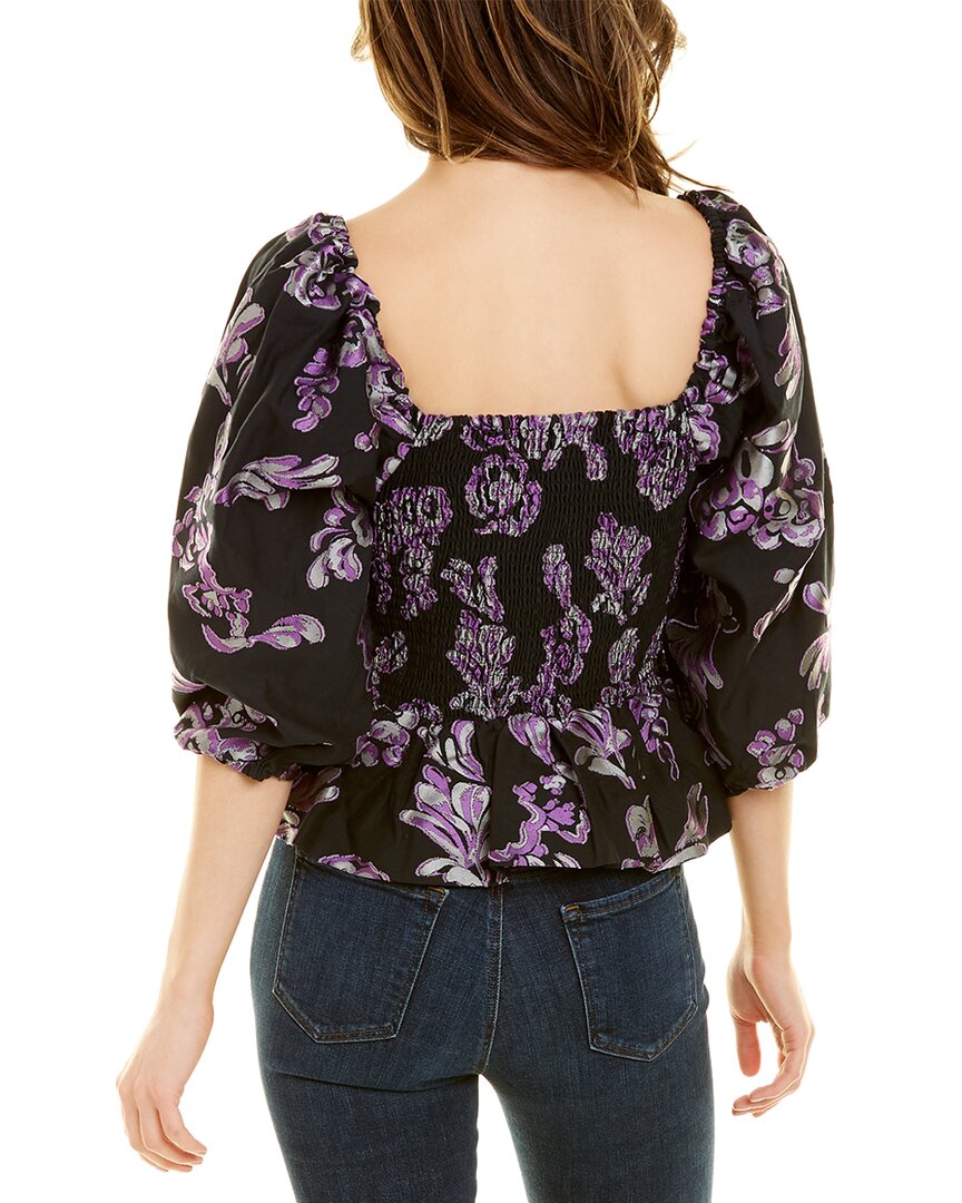 Tanya Taylor Emma Silk-Blend Top