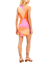 Vix Denise Silk-Blend Mini Dress