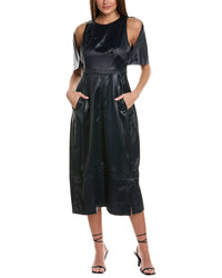 3.1 Phillip Lim Cape Dress 0 Navy