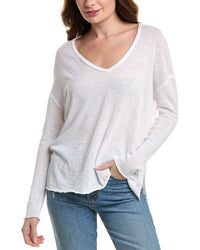Project Social T Mae Textured V-Neck Top