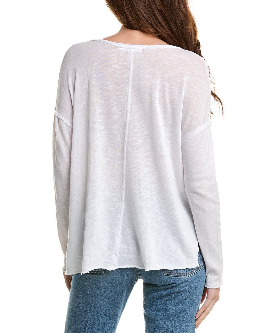 Project Social T Mae Textured V-Neck Top