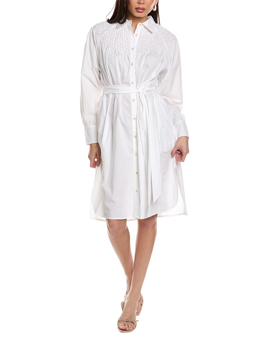 Merlette Crescent Shirtdress White Regular 0 (XS)