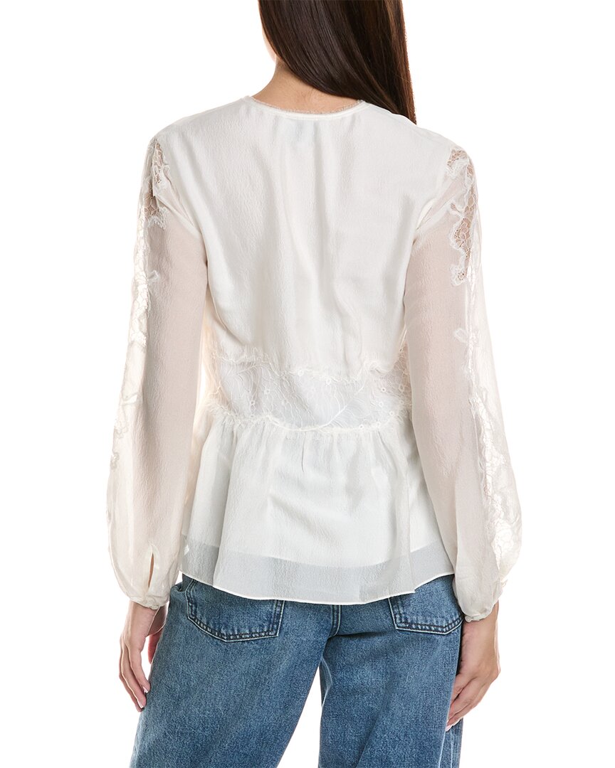 3.1 Phillip Lim Blouson Sleeve Silk Top