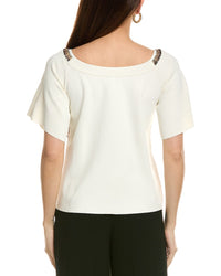 Stella Mccartney Embroidered Compact Knit Top