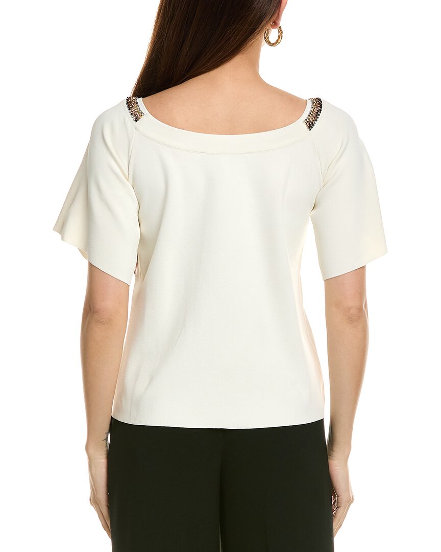 Stella Mccartney Embroidered Compact Knit Top