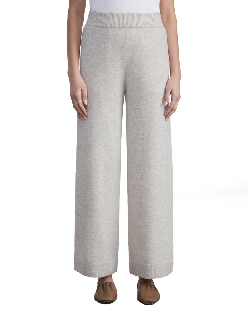 Lafayette 148 New York Lafayette 148 New York Pull On Wool & Cashmere-Blend Wide Leg Pant
