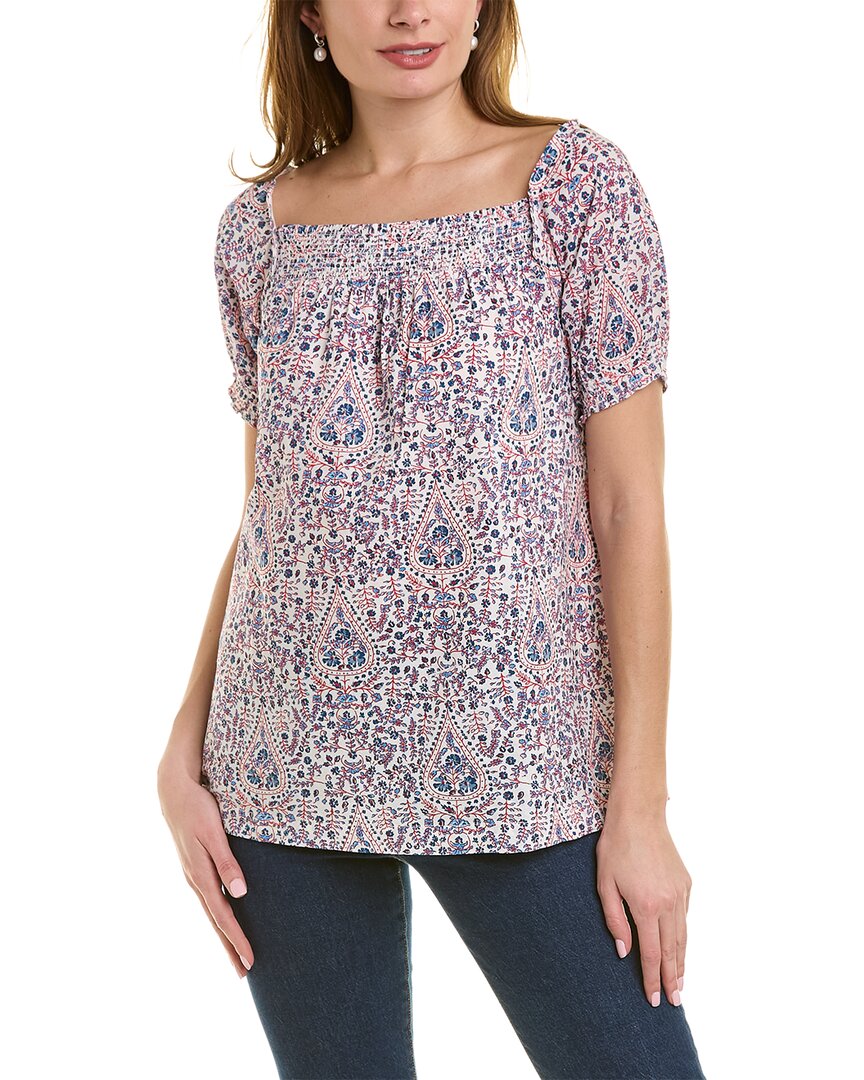 Pomegranate Puff Blouse