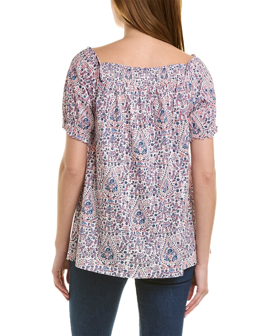 Pomegranate Puff Blouse
