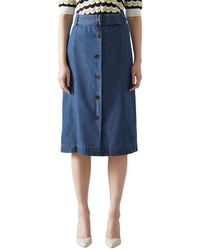 L.K.Bennett Oda Skirt Denim
