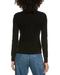 Incashmere Jersey Tipped Cashmere Sweater