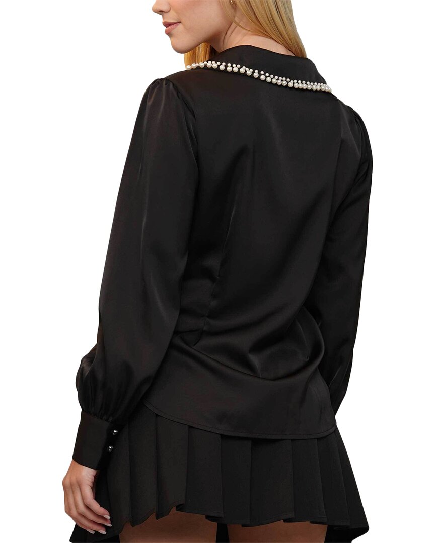 Why Dress Pearl Neck Button Up