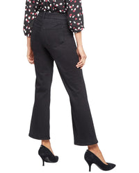 Nydj Womens Relaxed Black Rinse Flare Jean, Xxs