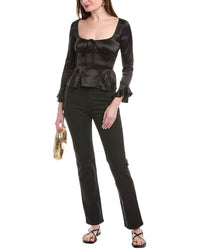 Staud X Wrangler The Everyday Black Jean Black