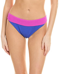 Terez Textured Mid-Rise Bottom Purple Regular 12 (L)