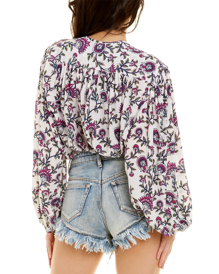 Isabel Marant Étoile Brunille Silk-Blend Top