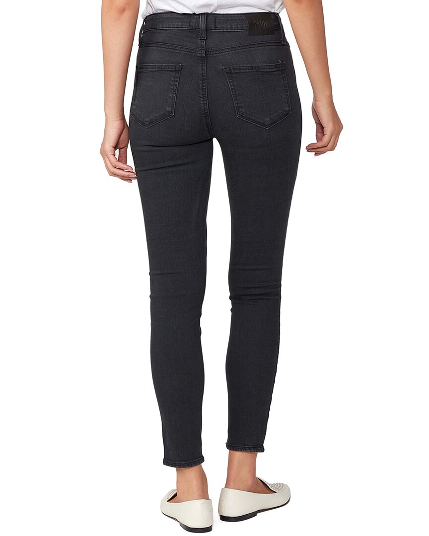Paige Margot Black Willow Ultra High-Rise Ankle Skinny Jean