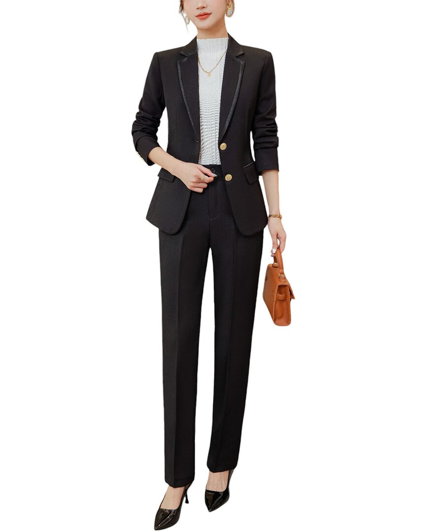 Bossy Chic 2Pc Blazer & Pant Set