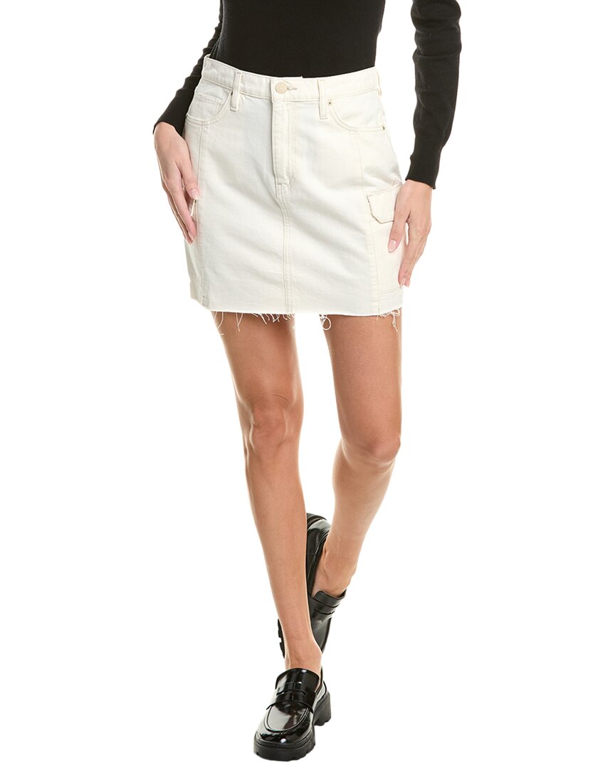 Hudson Jeans Cargo Viper Mini Skirt White