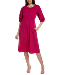 S Max Mara Augusta Midi Dress Purple